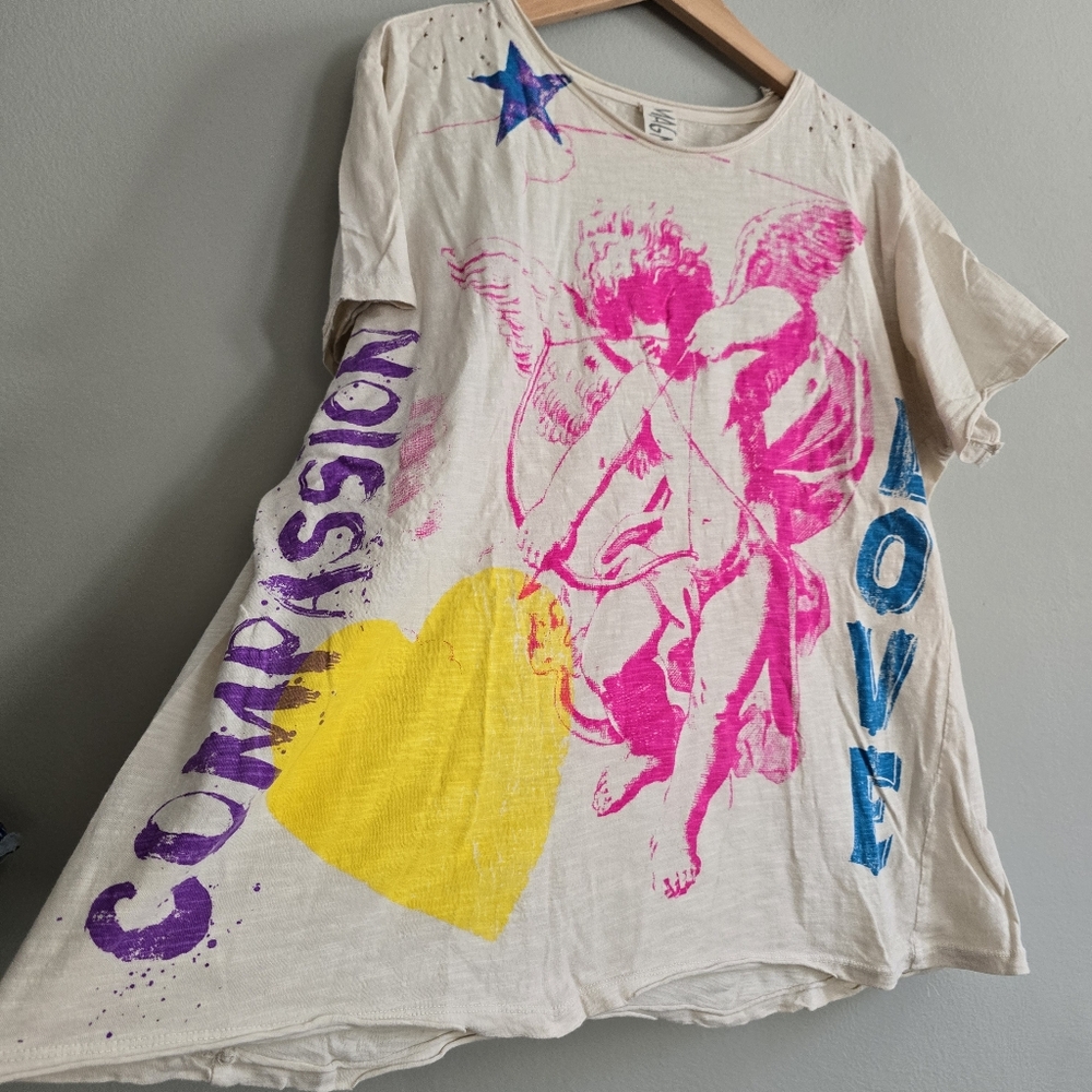 Magnolia Pearl More Than Love Boyfriend Tee, One Size - Picture 5 of 10